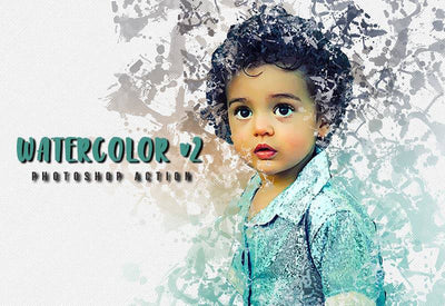 11-In-1 Elegant Watercolor Photoshop Actions Bundle - Artixty