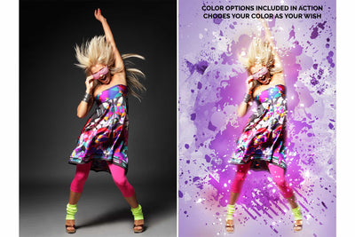 15 Wall Art Photoshop Actions Bundle - Artixty