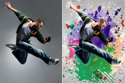 15 Wall Art Photoshop Actions Bundle - Artixty