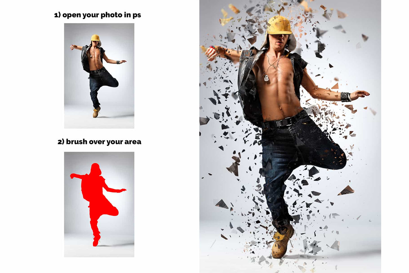 15 Wall Art Photoshop Actions Bundle - Artixty