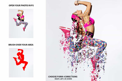15 Wall Art Photoshop Actions Bundle - Artixty