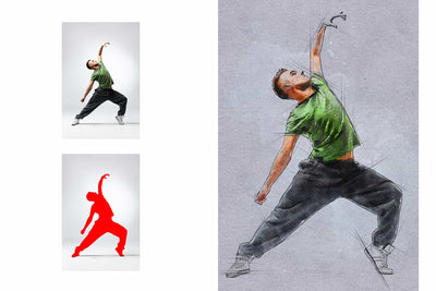 15 Wall Art Photoshop Actions Bundle - Artixty