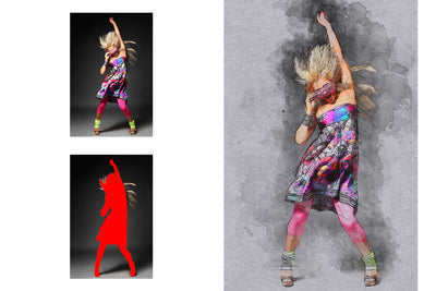 15 Wall Art Photoshop Actions Bundle - Artixty