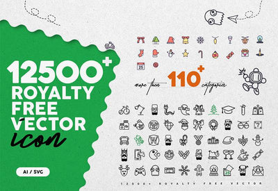 The 12,500+ Royalty Free Vector Icon Pack - Artixty
