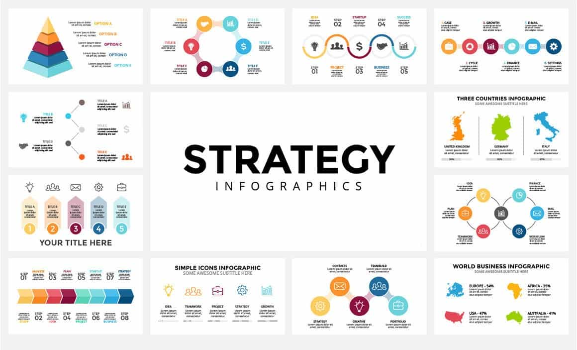The Gigantic Bundle Of 2300 Infographics Elements - Artixty