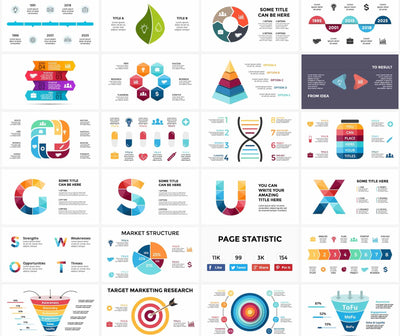 The Gigantic Bundle Of 2300 Infographics Elements - Artixty