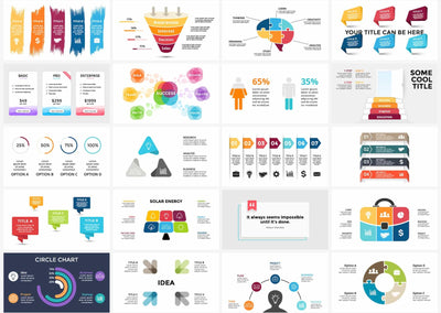 The Gigantic Bundle Of 2300 Infographics Elements - Artixty