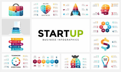 The Gigantic Bundle Of 2300 Infographics Elements - Artixty