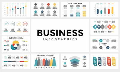 The Gigantic Bundle Of 2300 Infographics Elements - Artixty