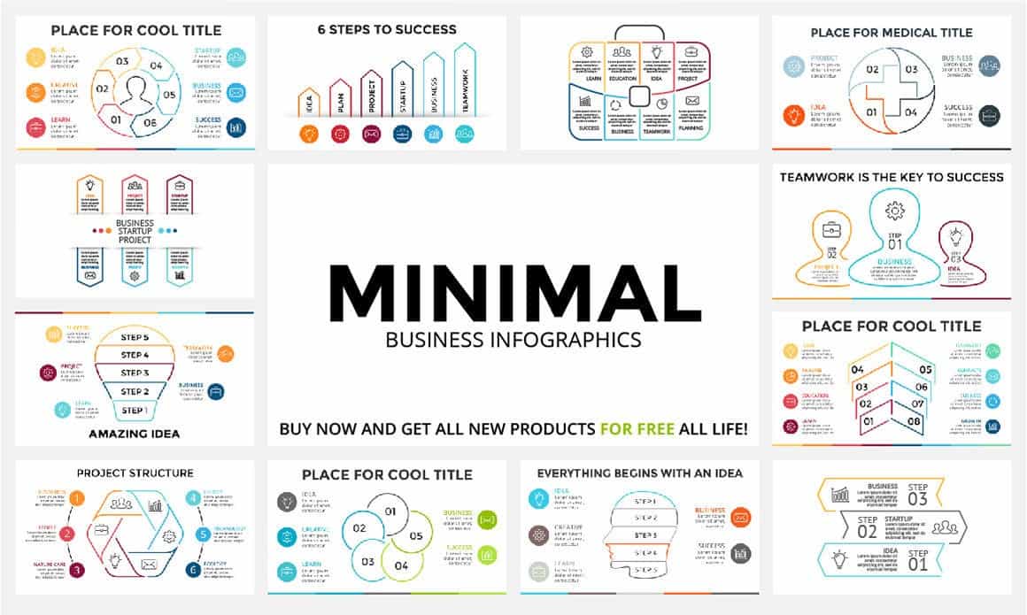 The Gigantic Bundle Of 2300 Infographics Elements - Artixty
