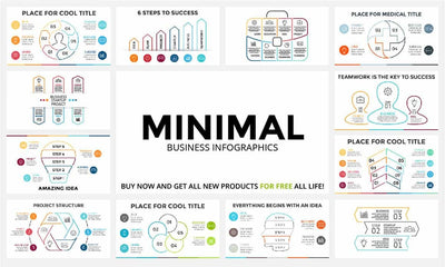 The Gigantic Bundle Of 2300 Infographics Elements - Artixty