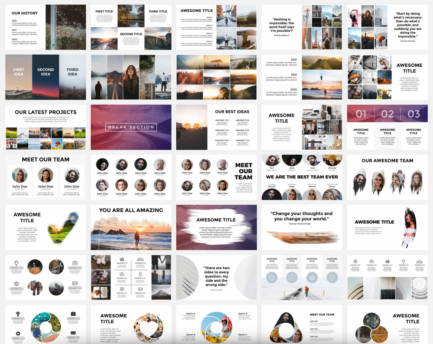 The Gigantic Bundle Of 2300 Infographics Elements - Artixty