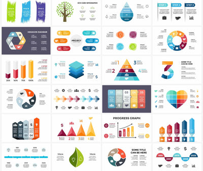 The Gigantic Bundle Of 2300 Infographics Elements - Artixty