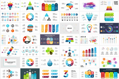 The Gigantic Bundle Of 2300 Infographics Elements - Artixty