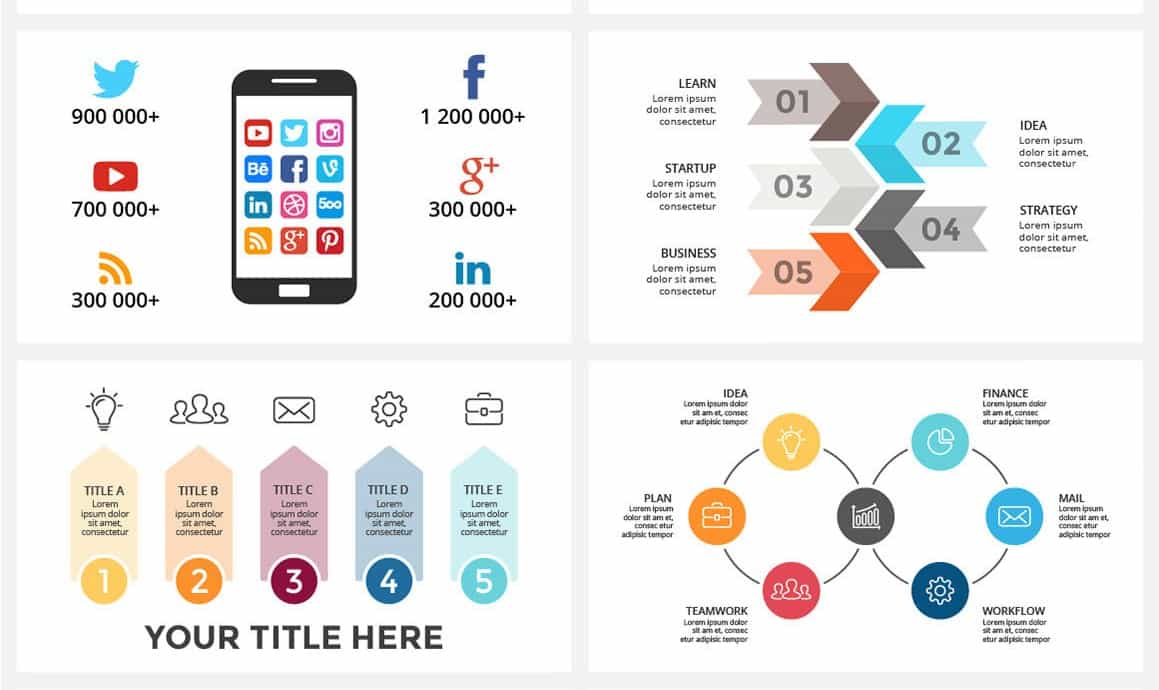 The Gigantic Bundle Of 2300 Infographics Elements - Artixty