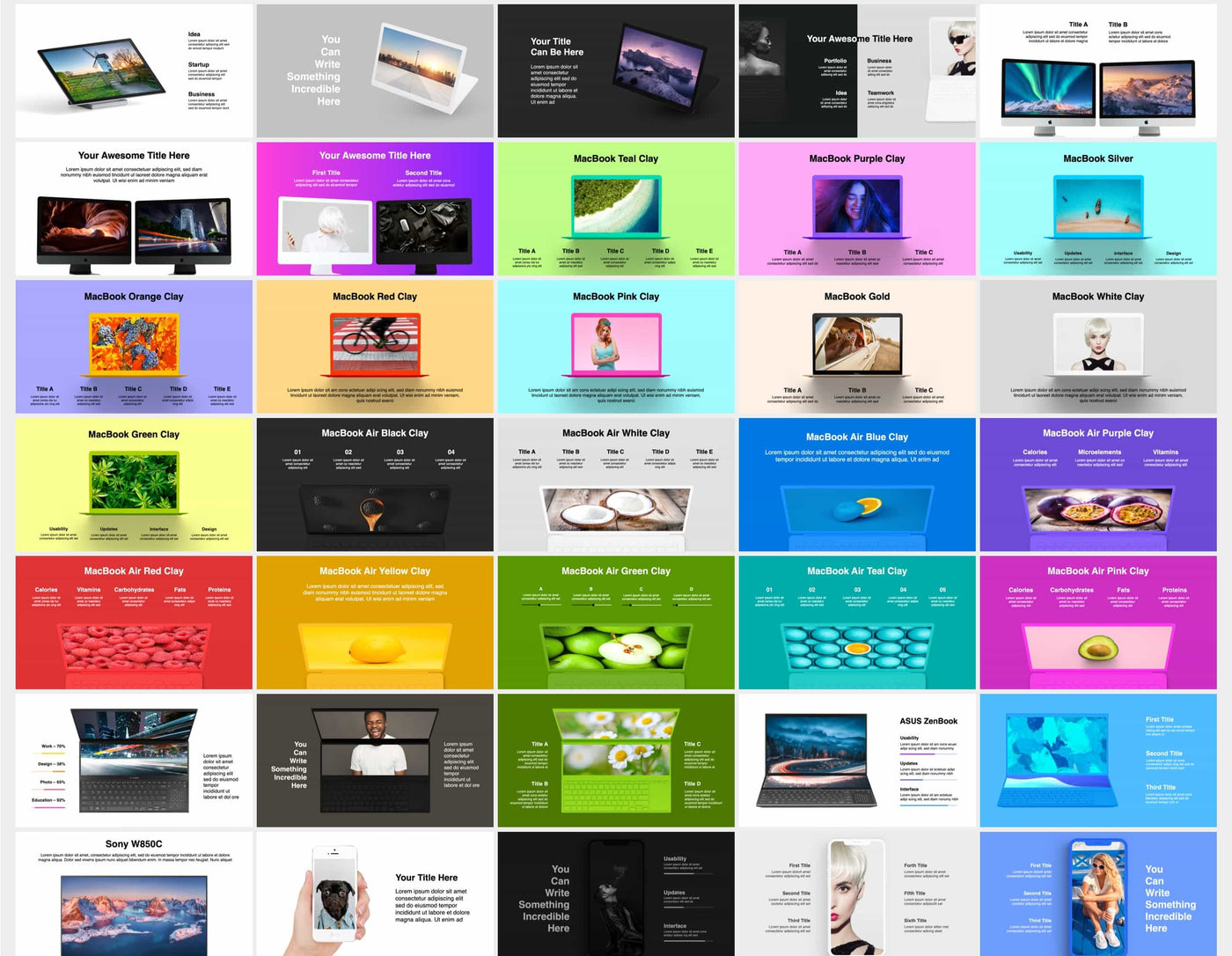 The Gigantic Bundle Of 2300 Infographics Elements - Artixty