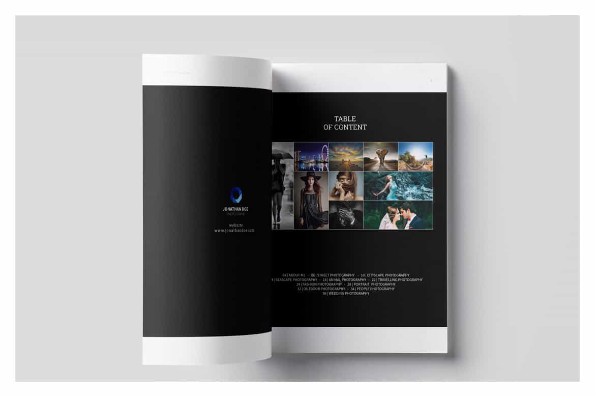 Photography Portfolio Template Bundle - Artixty