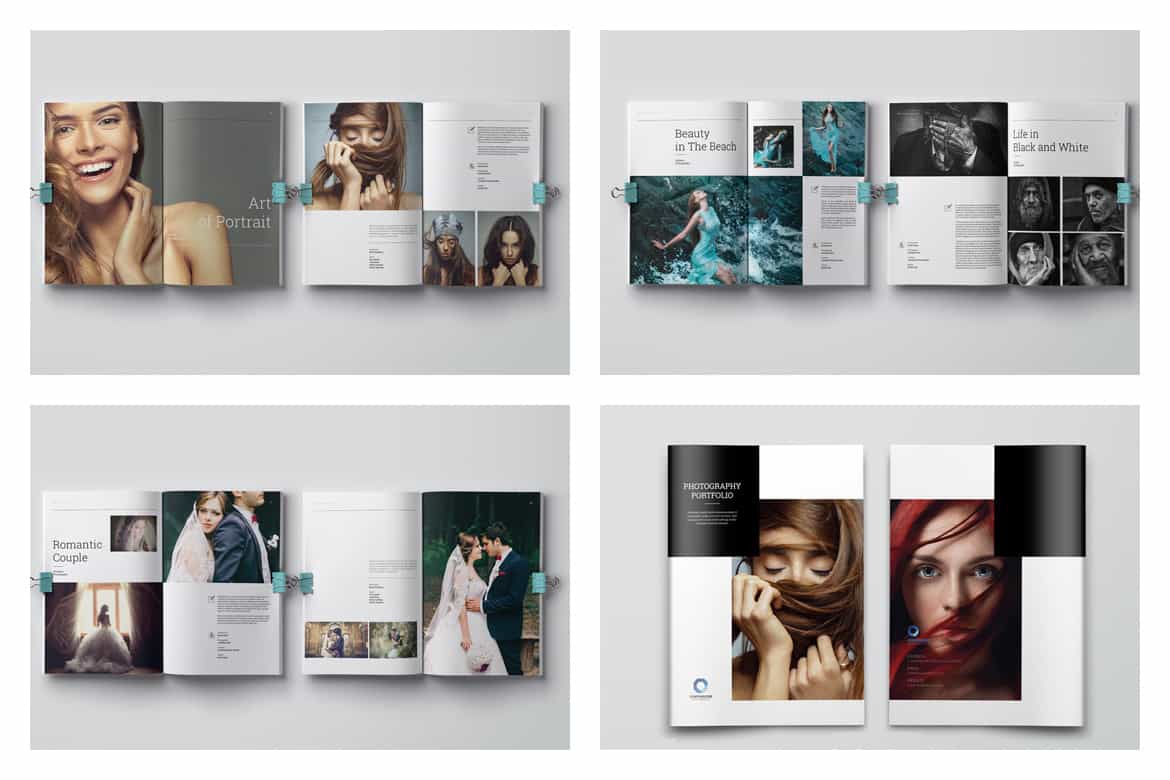 Photography Portfolio Template Bundle - Artixty