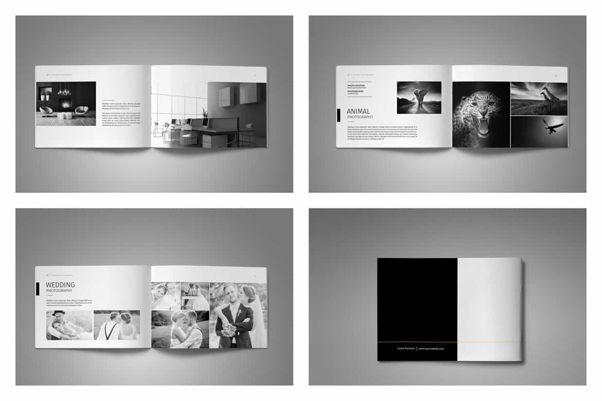 Photography Portfolio Template Bundle - Artixty