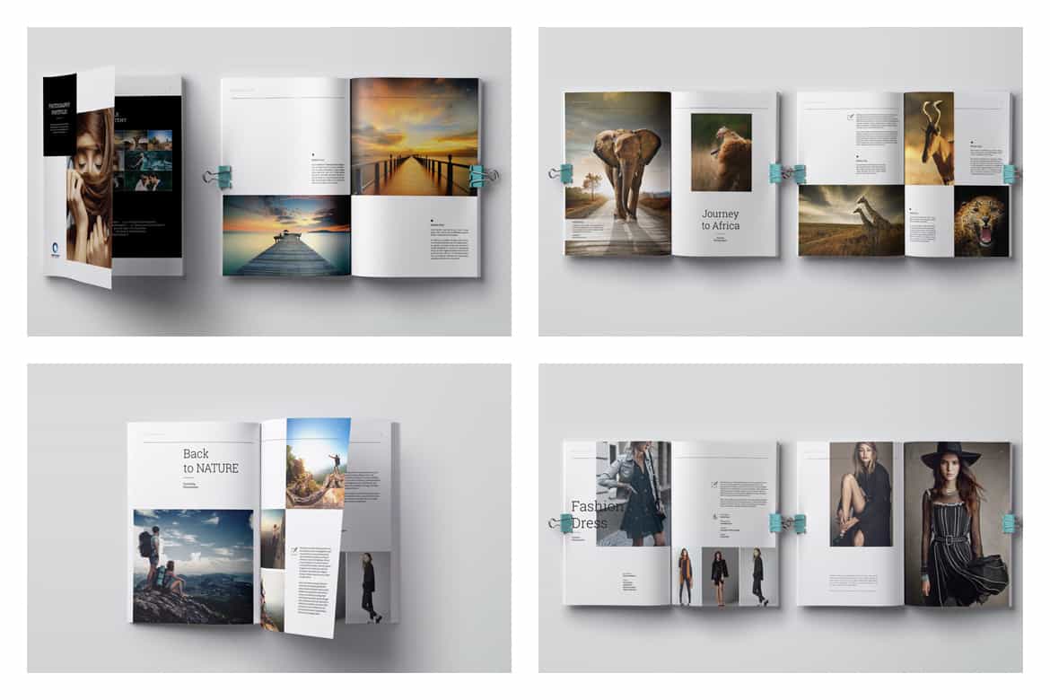 Photography Portfolio Template Bundle - Artixty