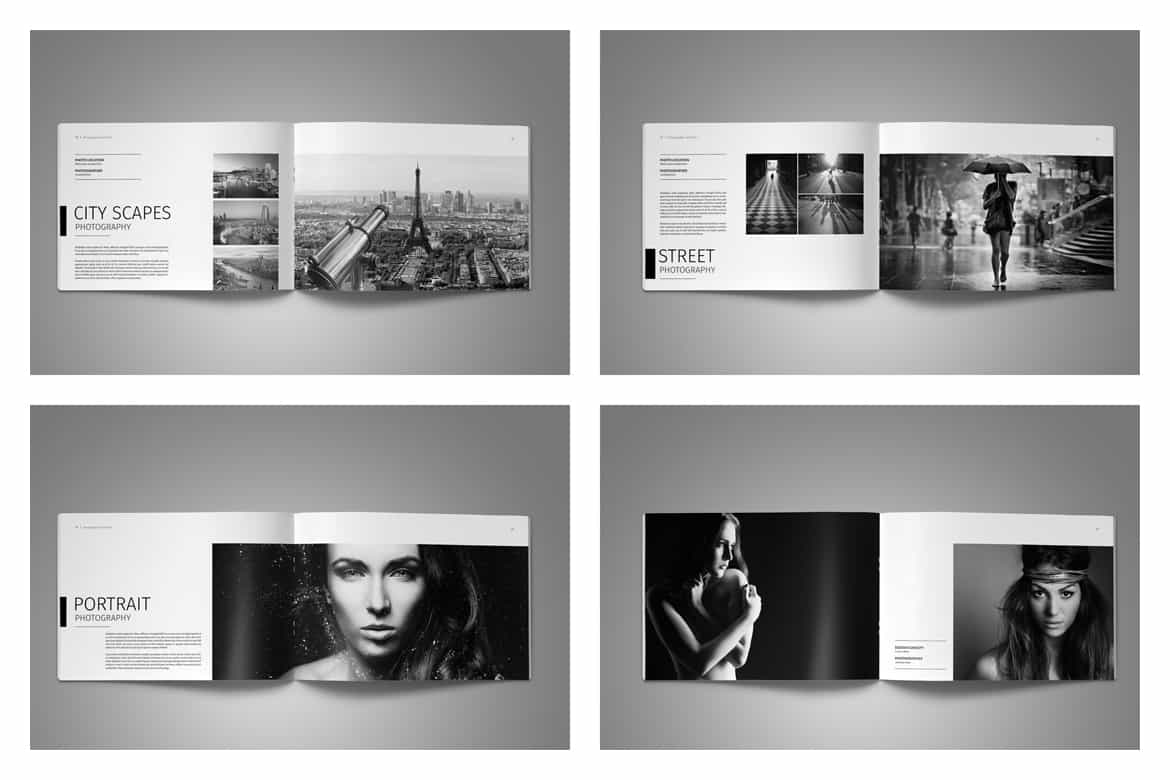 Photography Portfolio Template Bundle - Artixty