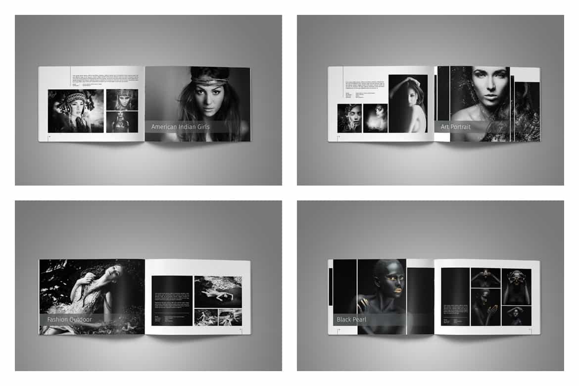 Photography Portfolio Template Bundle - Artixty