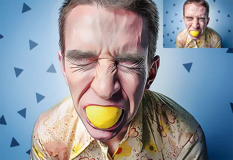 The Oil Canvas Photoshop Actions Bundle - Artixty