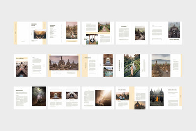 10 Fashionable Magazine Templates Bundle - Artixty