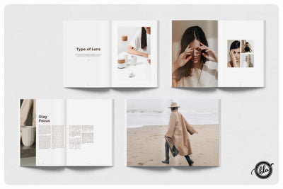 10 Fashionable Magazine Templates Bundle - Artixty