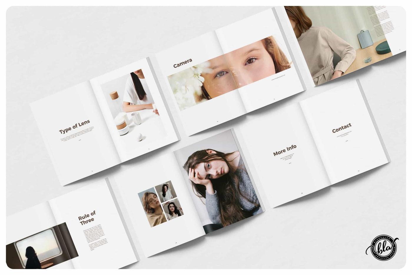 10 Fashionable Magazine Templates Bundle - Artixty