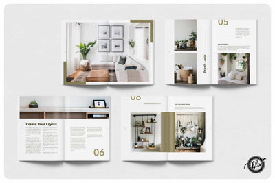 10 Fashionable Magazine Templates Bundle - Artixty