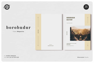 10 Fashionable Magazine Templates Bundle - Artixty