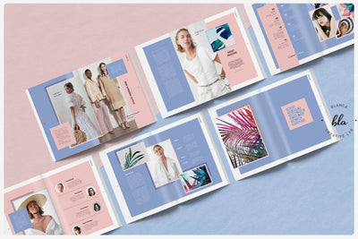 10 Fashionable Magazine Templates Bundle - Artixty