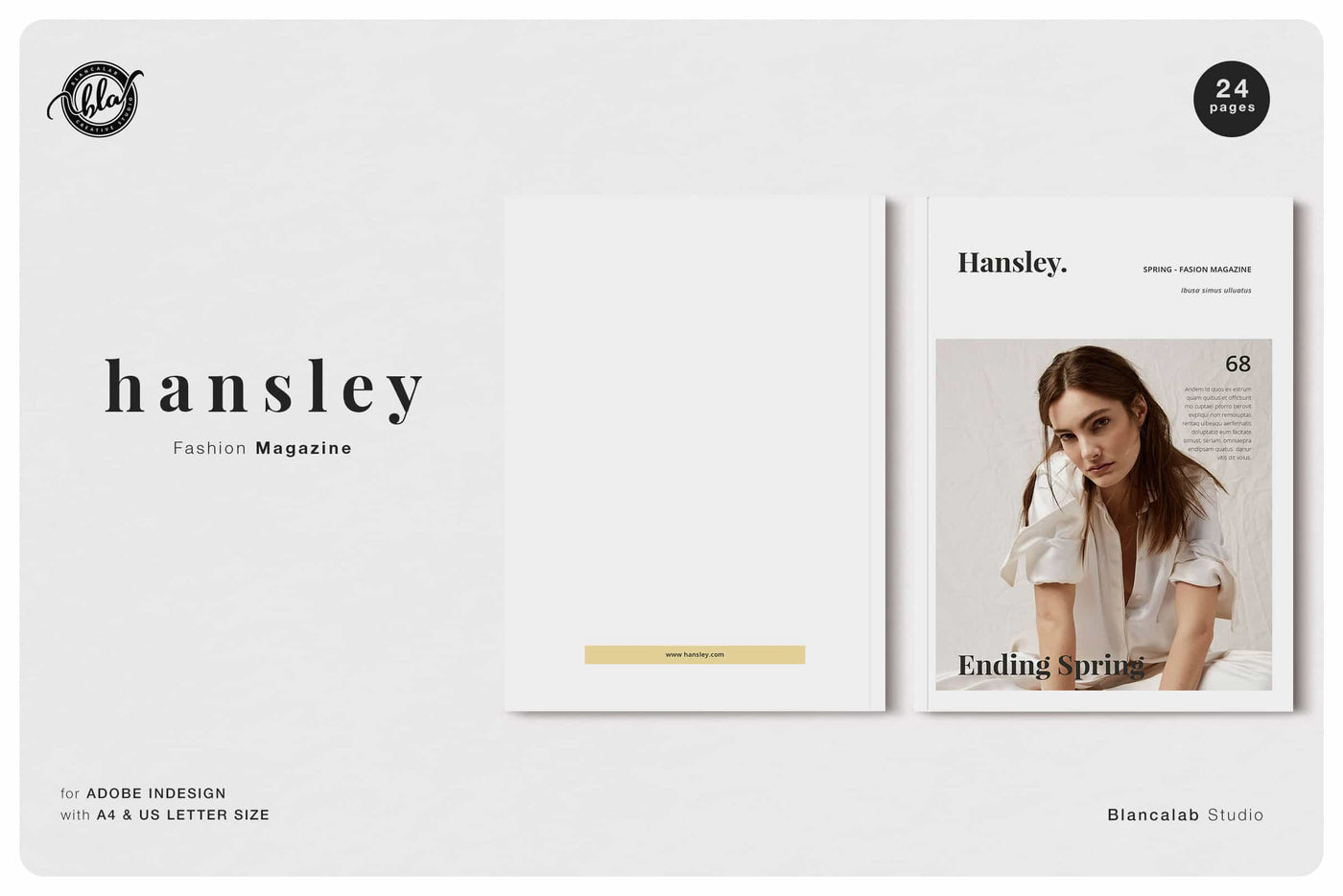 10 Fashionable Magazine Templates Bundle - Artixty