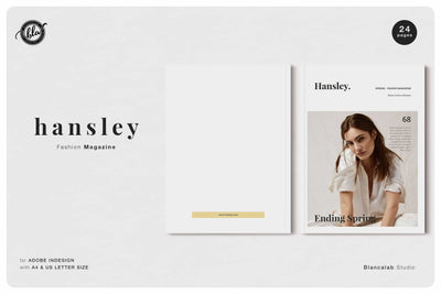 10 Fashionable Magazine Templates Bundle - Artixty