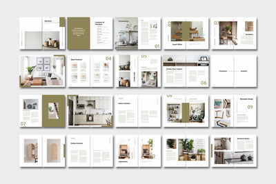 10 Fashionable Magazine Templates Bundle - Artixty