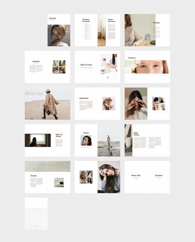 10 Fashionable Magazine Templates Bundle - Artixty