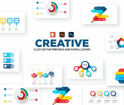 The Creative Infographics Templates - 2000+ Elements - Artixty
