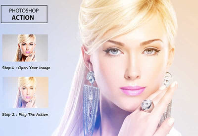 5 In 1 Gradient Photoshop Actions Bundle - Artixty