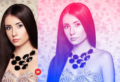 5 In 1 Gradient Photoshop Actions Bundle - Artixty