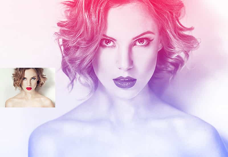 5 In 1 Gradient Photoshop Actions Bundle - Artixty