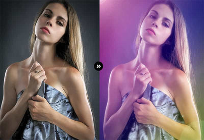 5 In 1 Gradient Photoshop Actions Bundle - Artixty