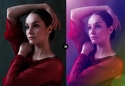 5 In 1 Gradient Photoshop Actions Bundle - Artixty