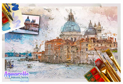 11-In-1 Elegant Watercolor Photoshop Actions Bundle - Artixty