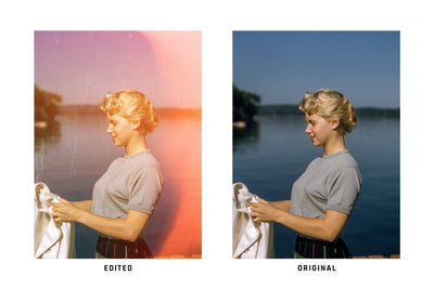 Vintage Light Leaks Actions and Textures Bundle - Artixty