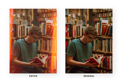 Vintage Light Leaks Actions and Textures Bundle - Artixty