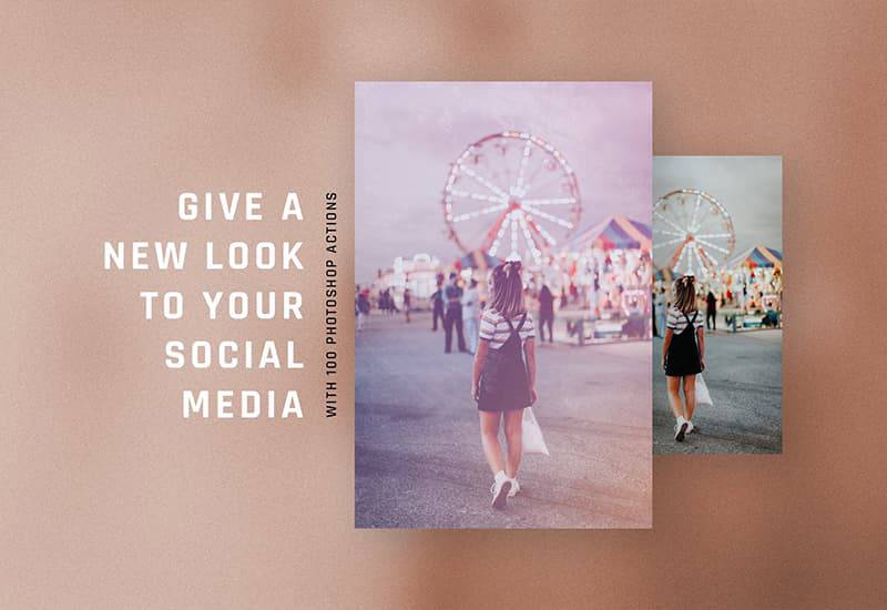Vintage Light Leaks Actions and Textures Bundle - Artixty
