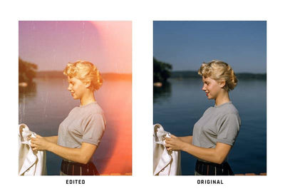 Vintage Light Leaks Actions and Textures Bundle - Artixty