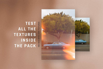 Vintage Light Leaks Actions and Textures Bundle - Artixty
