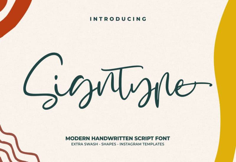 The Signature Font Bundle - 36 Professional Fonts - Artixty